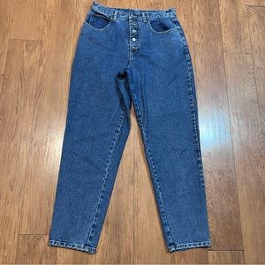 New York & Company NY Jeans Medium Wash Classic Blue Button Fly Denim Sz 12